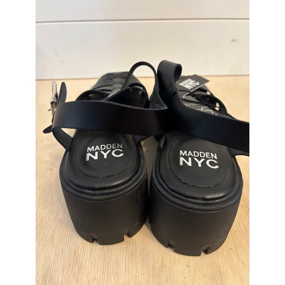 Madden NYC Women's Fisherman Sandals Foam Insole Chunky Platform Size 9.5 NWOB - Picture 4 of 6